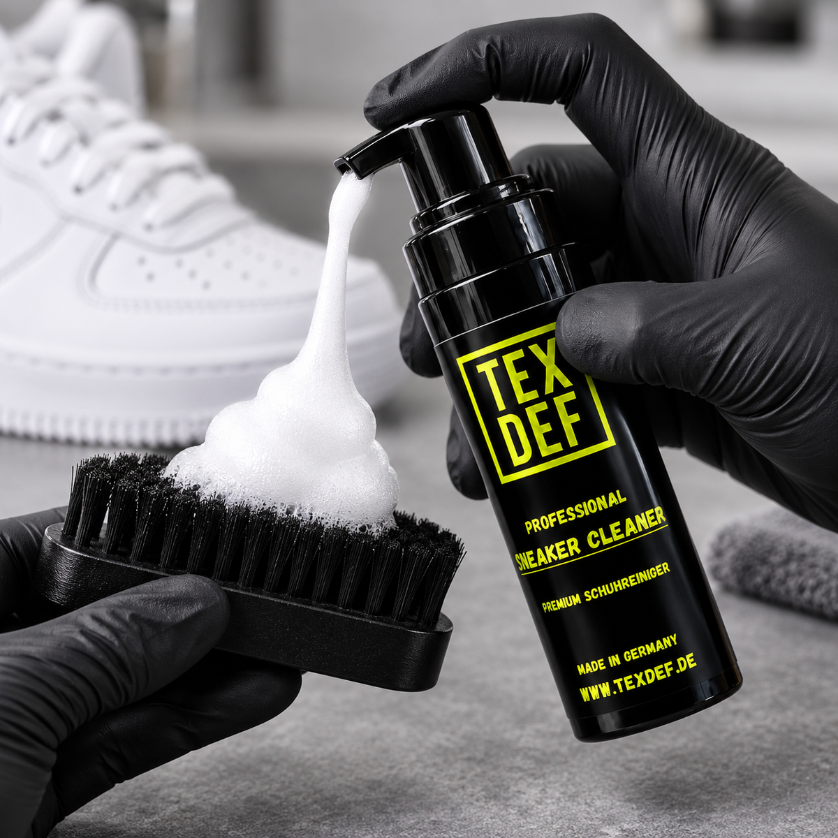 TEXDEF Sneaker Cleaner Foam – Schuhreiniger 250 ml